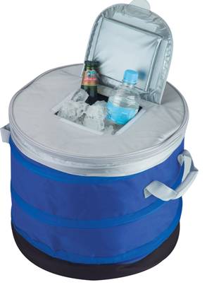 Blue Spiral Pop Up Cooler/Cooling/Ice Bucket Bag