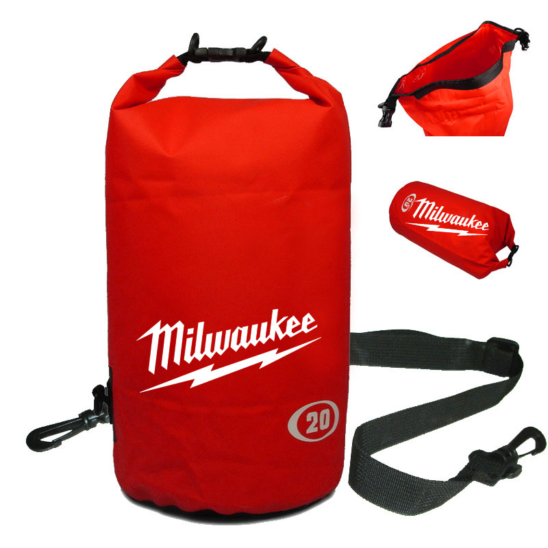  Waterproof 20L Red Dry Bag with One Should Strap