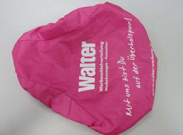 Promotional Foldable Pink Polyester Bike/Bicycle Cover Bag