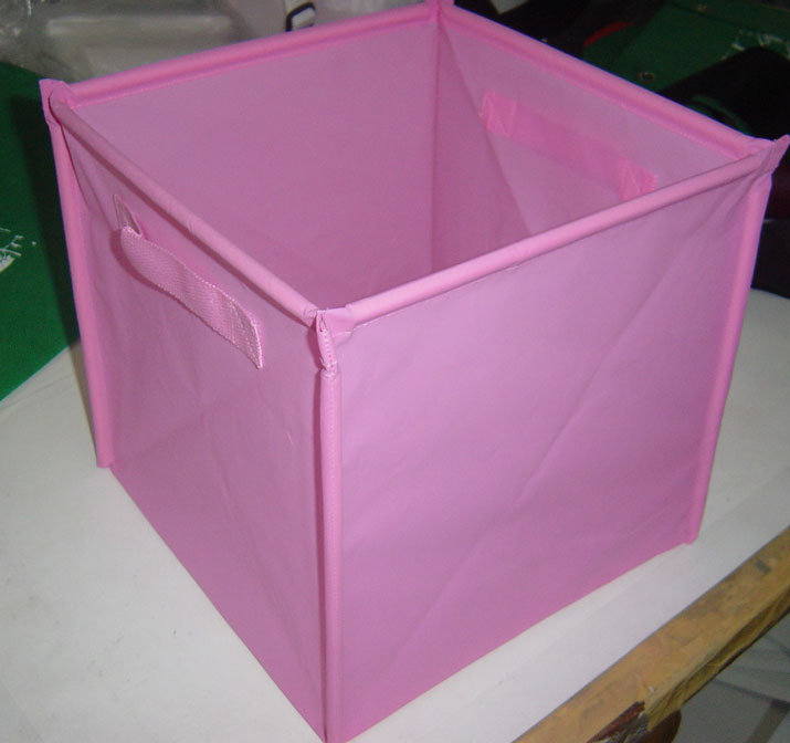 Popuplar Foldable Nylon Mesh Kids Toy Storage Box