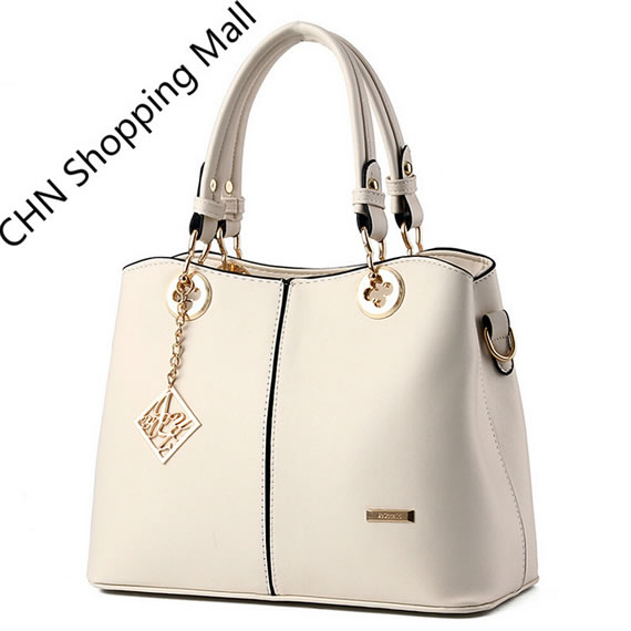 Best Selling Beige PU Leather Hand Bag