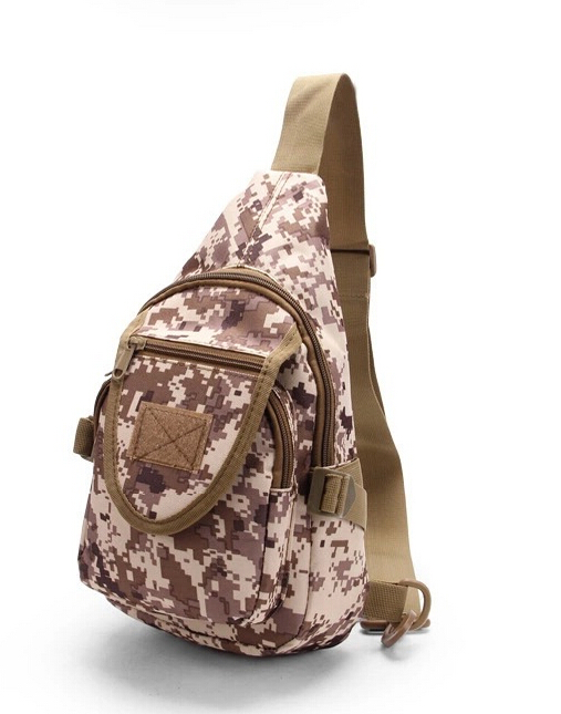 Outdoor Camflouged Triangle Military Shoulder Bag