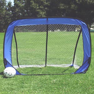 Blue Outdoor Pop Up Soccer/Football Goal