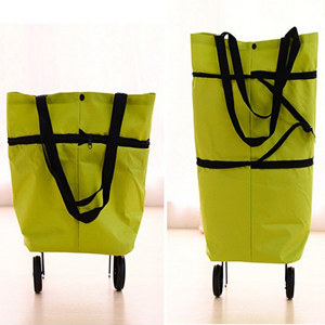 Foldable Retractable Trolley Shopping Bag