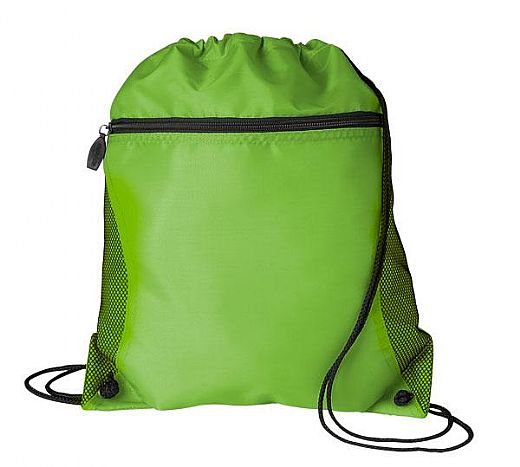 Green 210D Oxford Drawstring Backpack Bag