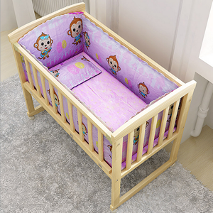 Eco-friendly Natural Wooden Baby Cot/Bed/Crib