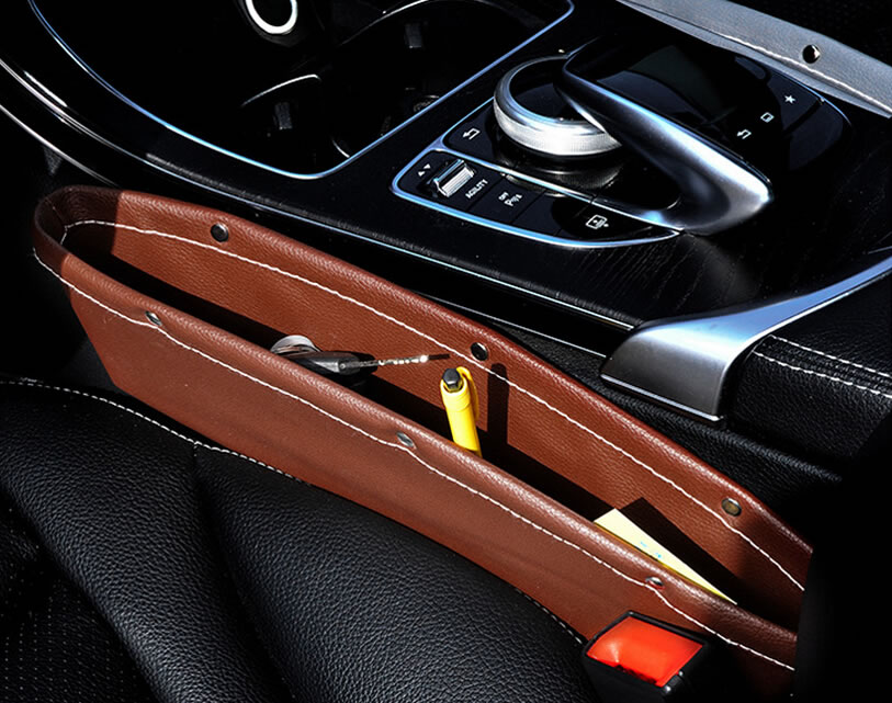 Car Pocket Organizer Seat Console Gap Filler Side - Car Seat Catcher, Car Interior Accessories