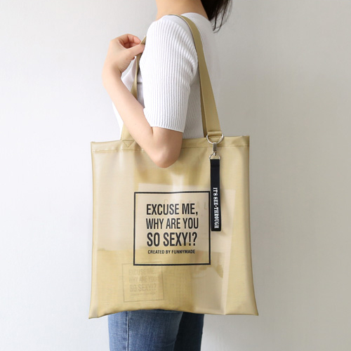 Fashion Custom Nylon Net Mesh Shopping Tote Bag
