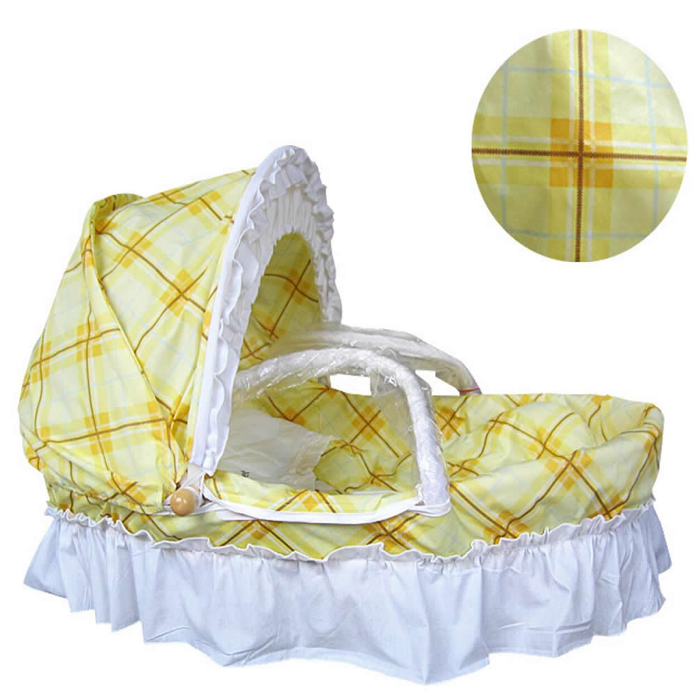 Portable Baby Bassinet Baby Cradle Wicker Baby Sleeping Basket